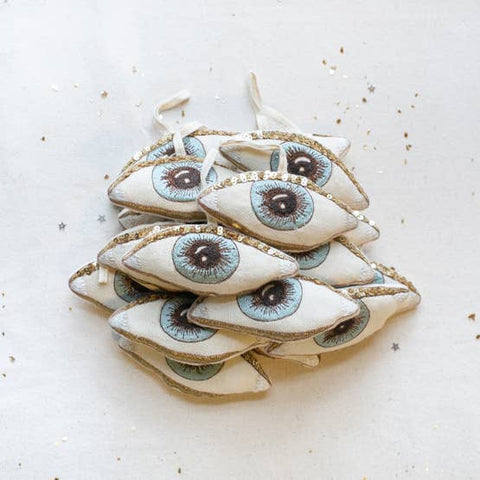 Evil Eye, Lavender Ornament