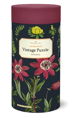 Vintage Style Puzzle-Herbarium