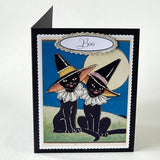 Cards Halloween: Witch Rides