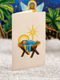 Mini Nativity (10 Mini Pop-up Greeting Cards)