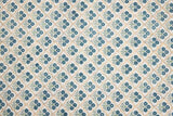 Block Printed Wrapping Paper Sheets - Trellis Indigo