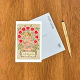 Postcard VL-22 To My Valentine, Cupid with Key