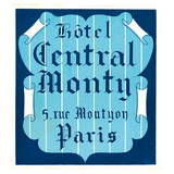 Bonjour Paris - Travel Label Sticker Box
