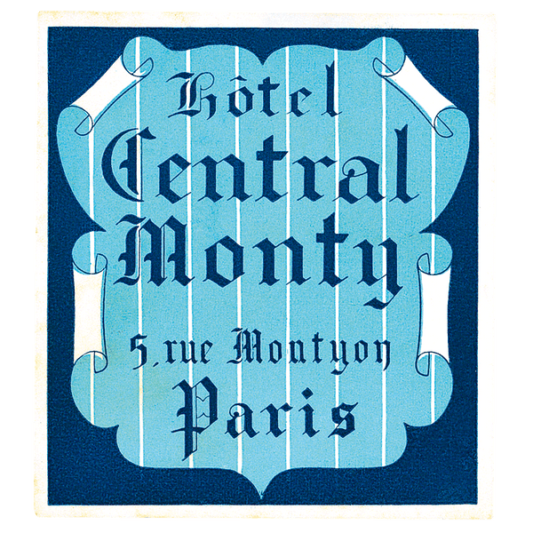 Bonjour Paris - Travel Label Sticker Box