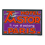 Bonjour Paris - Travel Label Sticker Box