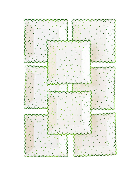 SPD1041 - Little Shamrocks Paper Plate