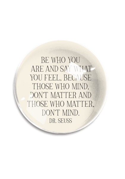 Be Who You Are Crystal Dome Paperweight // Min. Case of 2