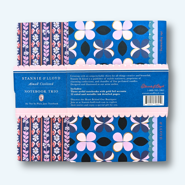 Notebook Trio - Modern Toile