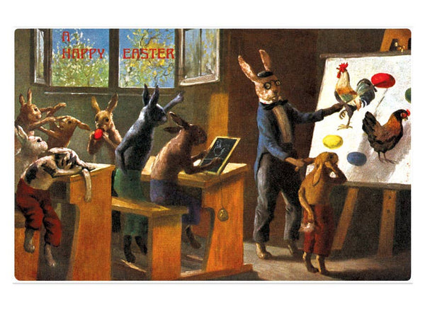 Joyful Easter Postcard Box - 36 Unique Vintage Postcards