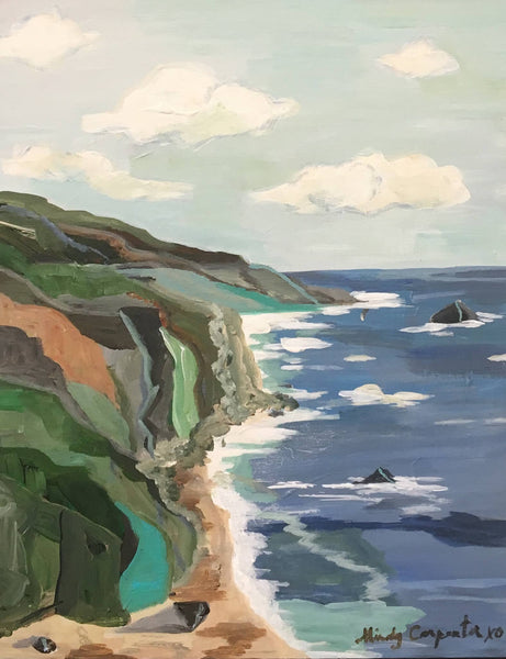 California Coast Postcard