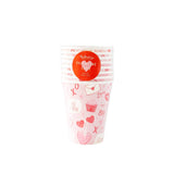 VAL1011 -  Valentine Scatter Paper Party Cups