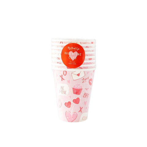 VAL1011 -  Valentine Scatter Paper Party Cups
