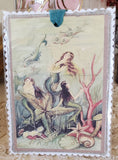 Mermaids n Starfish Gift Tag Keepsake: Small