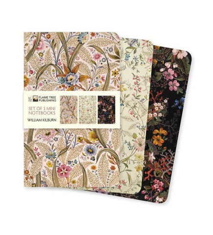 Kilburn: Marble End Paper Set of 3 Mini Notebook Collection