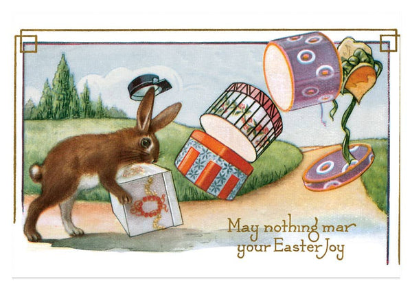 Joyful Easter Postcard Box - 36 Unique Vintage Postcards