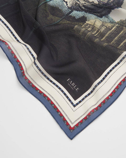 FABLE Carnations Large Square Scarf