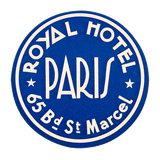 Bonjour Paris - Travel Label Sticker Box