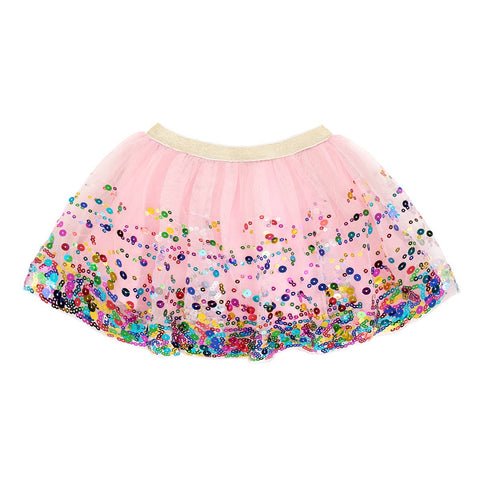 Pink Confetti Tutu - Dress Up Skirt - Kids Tutu: 4-6Y