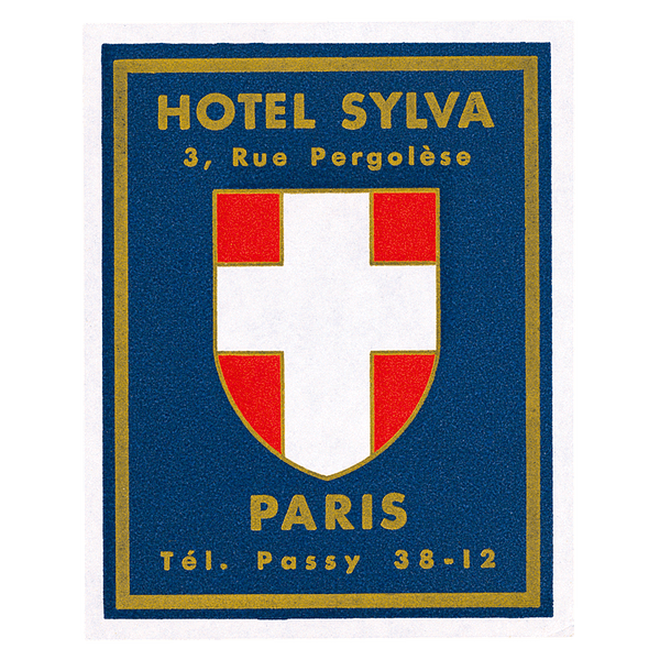 Bonjour Paris - Travel Label Sticker Box