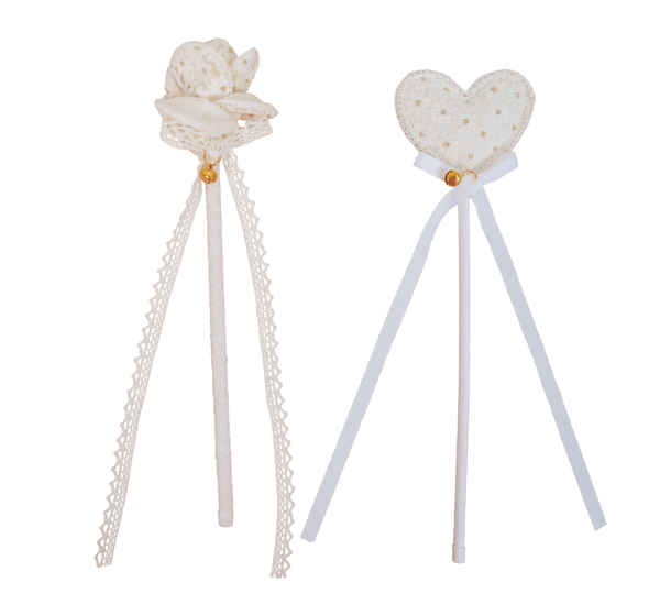 Fairy wings and 3 magic wands