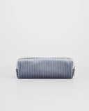 FABLE Blue Corduroy Velvet Pencil Case