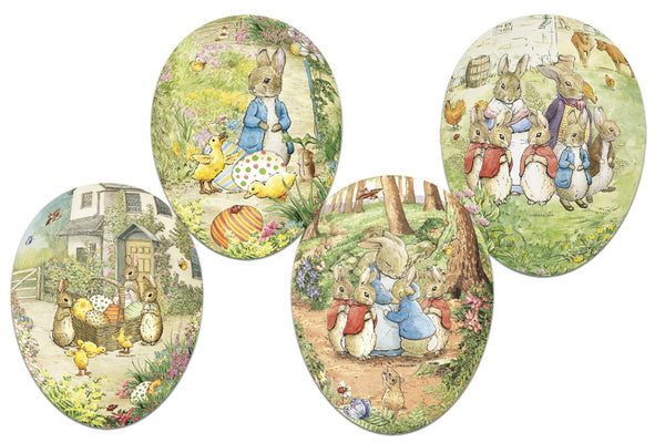 Beatrix Potter Eggs, Extra Large, 4 Assorted - Nestler