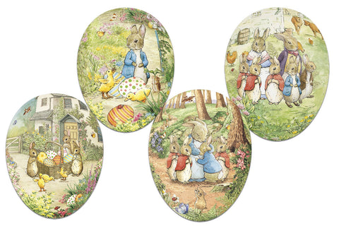 Beatrix Potter Eggs, Extra Large, 4 Assorted - Nestler