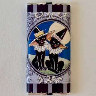 Chocolate Bars Halloween: Milk / Witch & Owl on Moon