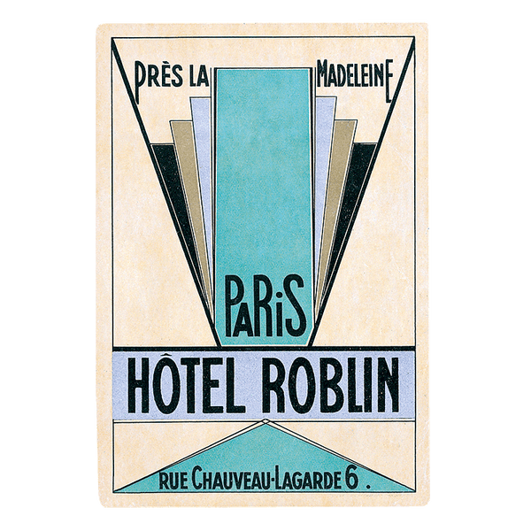 Bonjour Paris - Travel Label Sticker Box