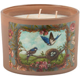 Blue Swallows Candle