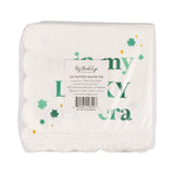 PLNP821 - Foil Lucky Era Scallop Cocktail Napkin