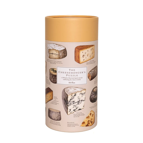 Cheese Puzzle – 500 Pc Tube with Vintage Illustrations