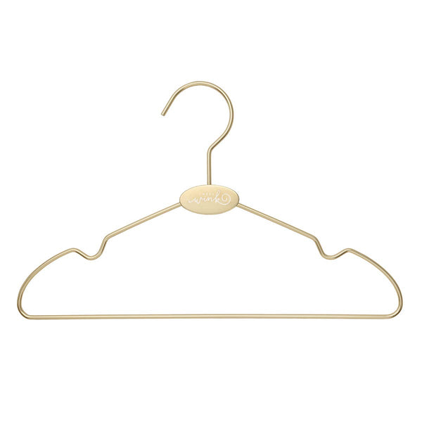 Sweet Wink Gold Top Hangers - 12 Pack - Children's Hanger