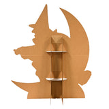 Vintage Halloween Witch & Moon Stand-Up 4' 2" x 3' 7¾"