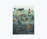 Roll of 3 Mermaid Wrapping Sheets