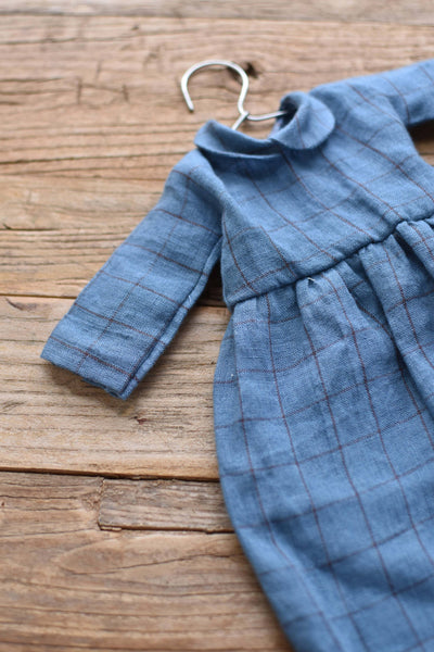 Harbor Check Linen Dress