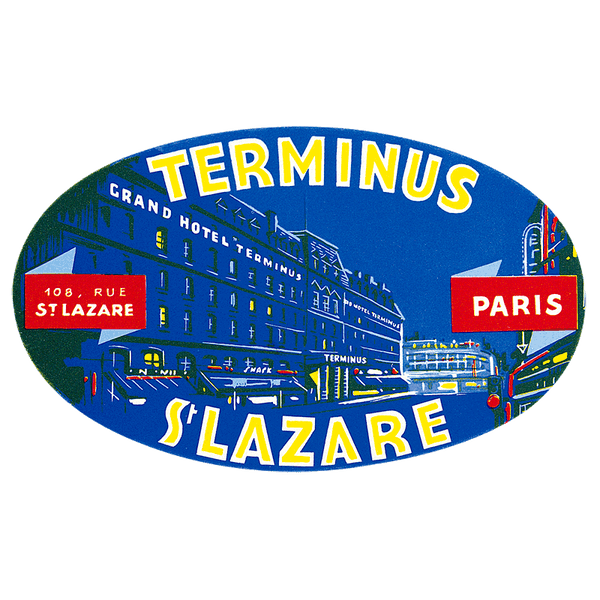 Bonjour Paris - Travel Label Sticker Box