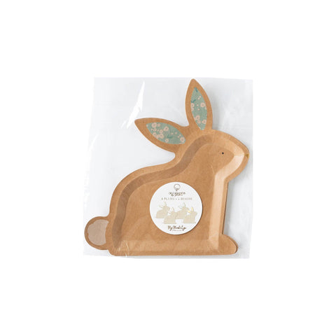 EAS945 - Occasions By Shakira - Kraft Bunny Shaped Plate Set