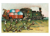 Joyful Easter Postcard Box - 36 Unique Vintage Postcards