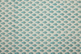 Block Printed Wrapping Paper Sheets - Buti Turquoise