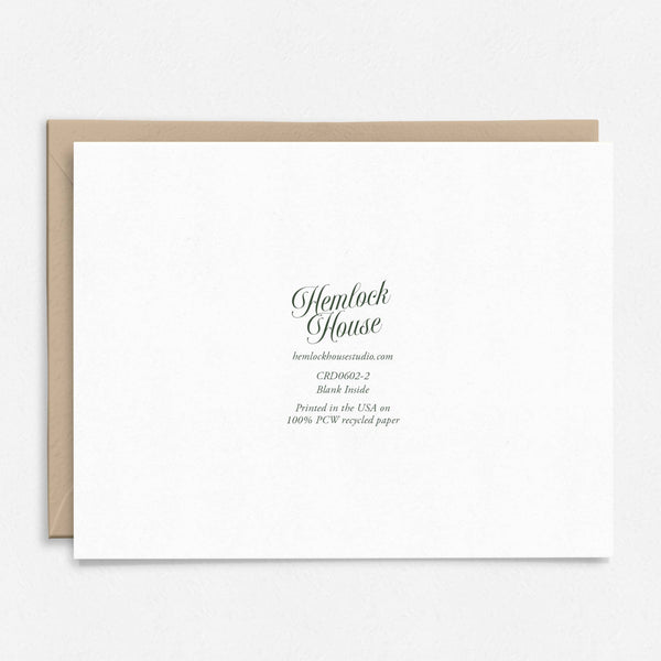 Thank You Gold Frame Card | Ornate | Antique: Packaged in Plastic Sleeves