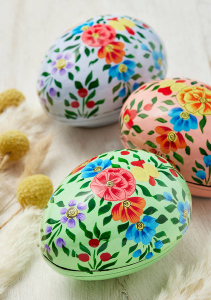Kashmiri Floral Hand Painted Easter Gift Box