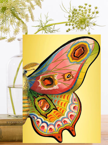 RS299P ~ Gold Foil Whimsical Greeting Card