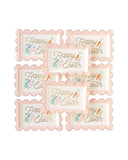 PLTS358P - Easter Scallop Shaped Plate