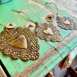 Floral Tin Sacred Hearts: Small