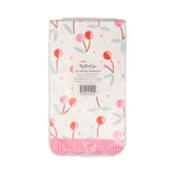 PLNP714 - Cherries Fringe Scallop Guest Napkin