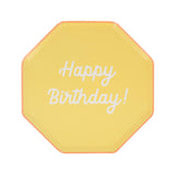 Mixed Happy Birthday Side Plates