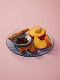 Bitten Peach Caramels, Yellow Floral Gift Box, 6 oz