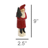 Santa with Tree, Cast Iron - Lrg