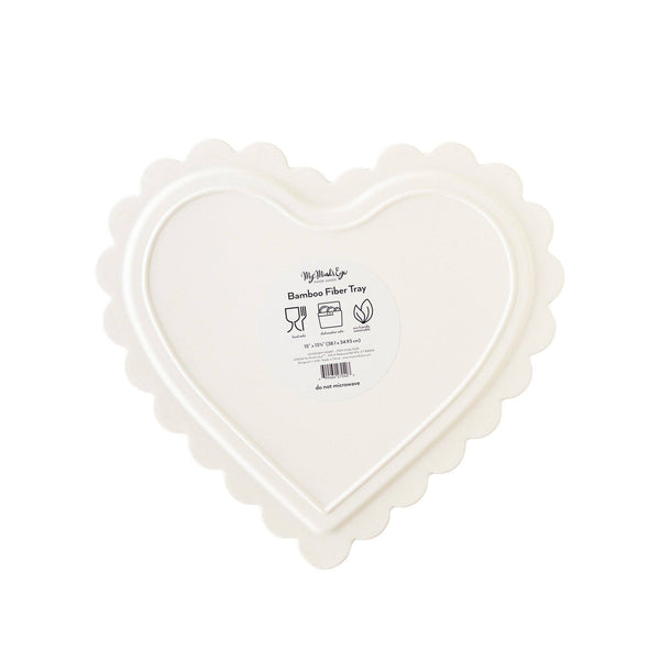 VAL1028 - Checkered Heart Shaped Tray